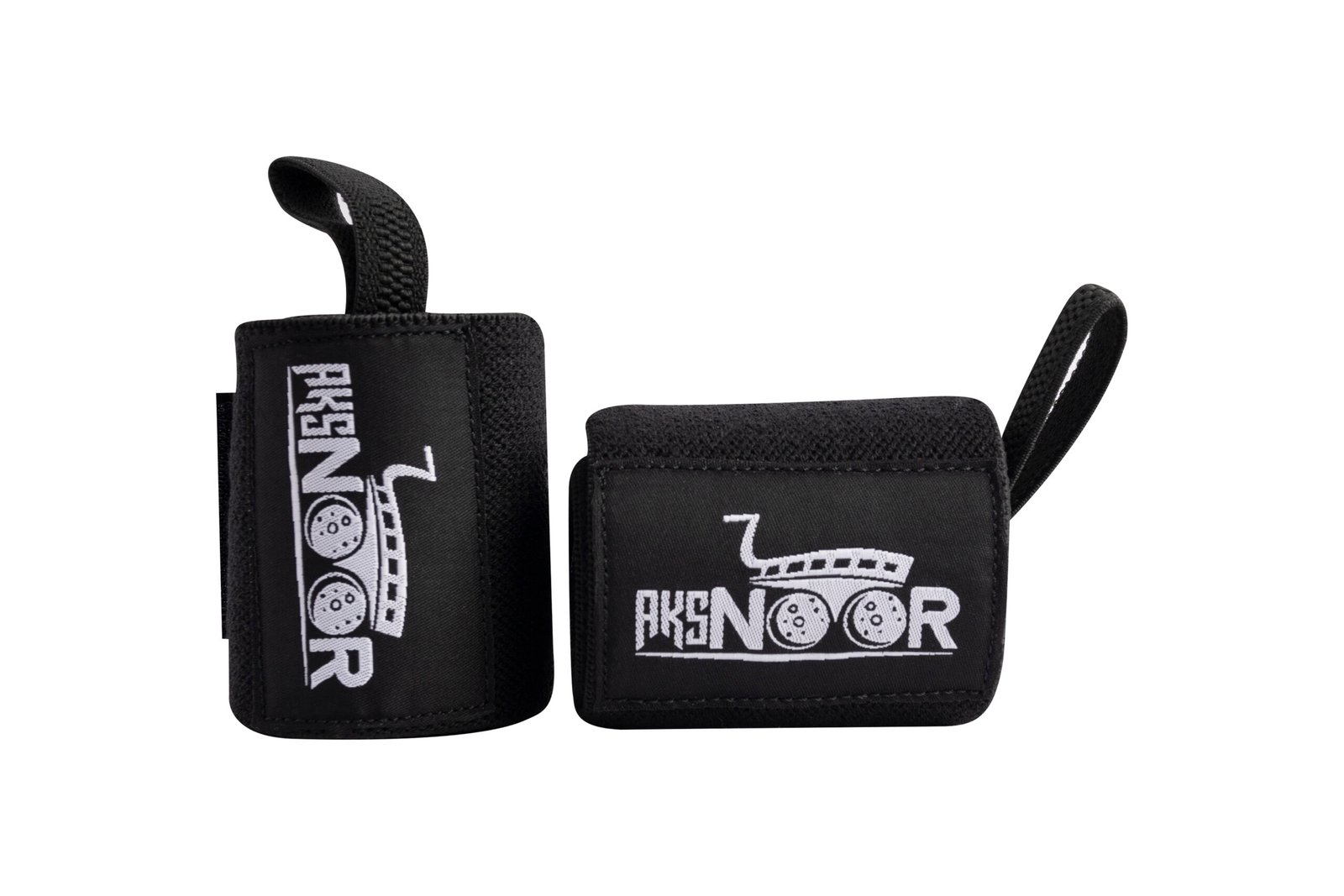 AKSNOOR Elite weightlifting Wrist Wraps | Heavy Duty Gym Straps with Thumb Loops for Powerlifting Strength Training and Bodybuilding - Image 5