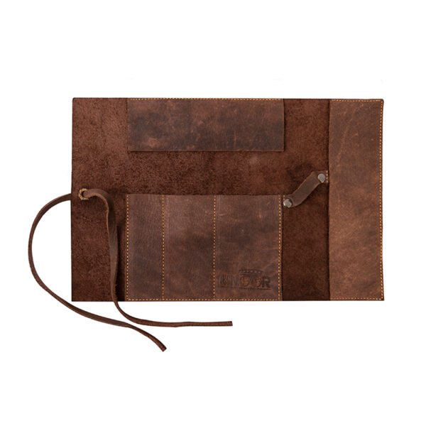Leather Pencil Roll, Leather Pencil Case, Pencil Roll, Pencil Pouch, Leather Pen Case, Pen Case, Pencil Roll pouch, Brush Case Roll Pen Case - Image 4