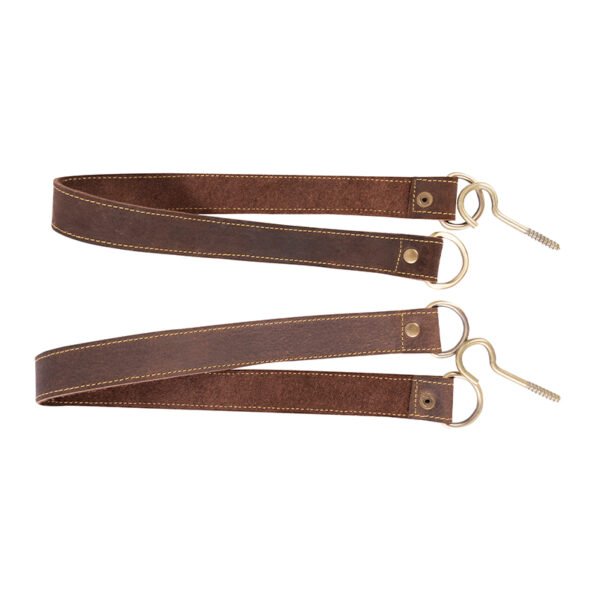 AKSNoor Leather Curtain Ties, Leather Curtain Tie Backs, Leather Tieback Window Treatment Hardware Shower Curtain Tie, Home Decor - Image 7