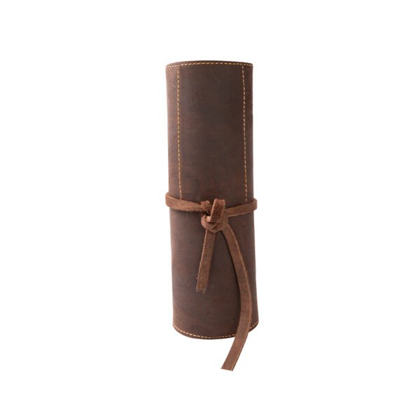 Leather Pencil Roll, Leather Pencil Case, Pencil Roll, Pencil Pouch, Leather Pen Case, Pen Case, Pencil Roll pouch, Brush Case Roll Pen Case - Image 5