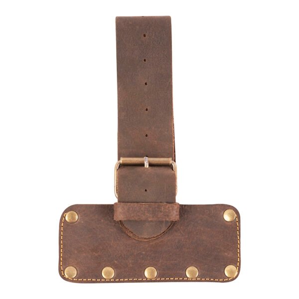AKSNOOR Leather Axe Sheath, Adjustable Hatchet Head Sheath, Durable Hatchet Blade Protector Case Cover, Leather Sheath, Hatchet Head Cover - Image 3