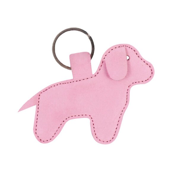 Leather Dog Key Ring, Unique Gift for mom, Dog Lover Gift, Dog Owner Gift, Pet Potrait, Pet Breed, leather dog keychain, Hanging Ornament - Image 2