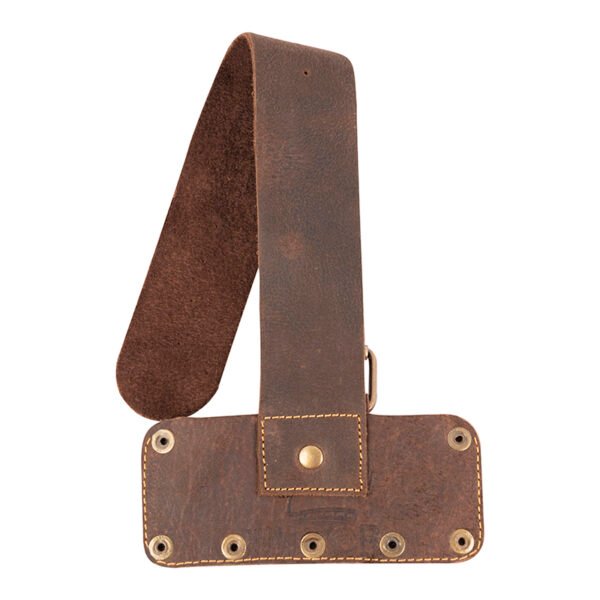 AKSNOOR Leather Axe Sheath, Adjustable Hatchet Head Sheath, Durable Hatchet Blade Protector Case Cover, Leather Sheath, Hatchet Head Cover - Image 4
