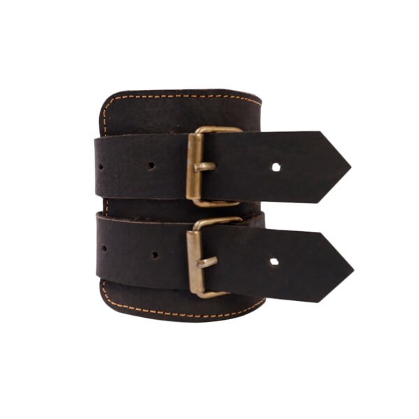 Leather Wrist Bands Double Strap Leather Cuff, Leather Bracelet, Leather Wrap Bracelet, Adjustable Bracelet - Image 8
